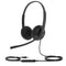 Yealink UH34 Lite Microsoft Teams Certified USB-A Wired Dual Headset with Foam Ear Cushions - Black