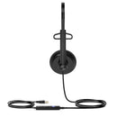 Yealink UH34 Lite Microsoft Teams Certified USB-A Wired Mono Headset with Foam Ear Cushion - Black