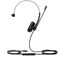 Yealink UH34 Unified Communications USB-A Wired Mono Headset with Leather Ear Cushion - Black