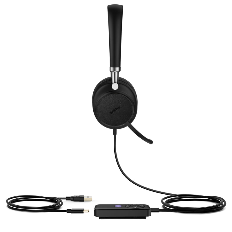 Yealink UH38 Dual Microsoft Teams Certified USB-C Headset - Black (CALL FOR QUOTE)