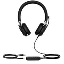 Yealink UH38 Dual Microsoft Teams Certified USB-C Headset - Black (CALL FOR QUOTE)