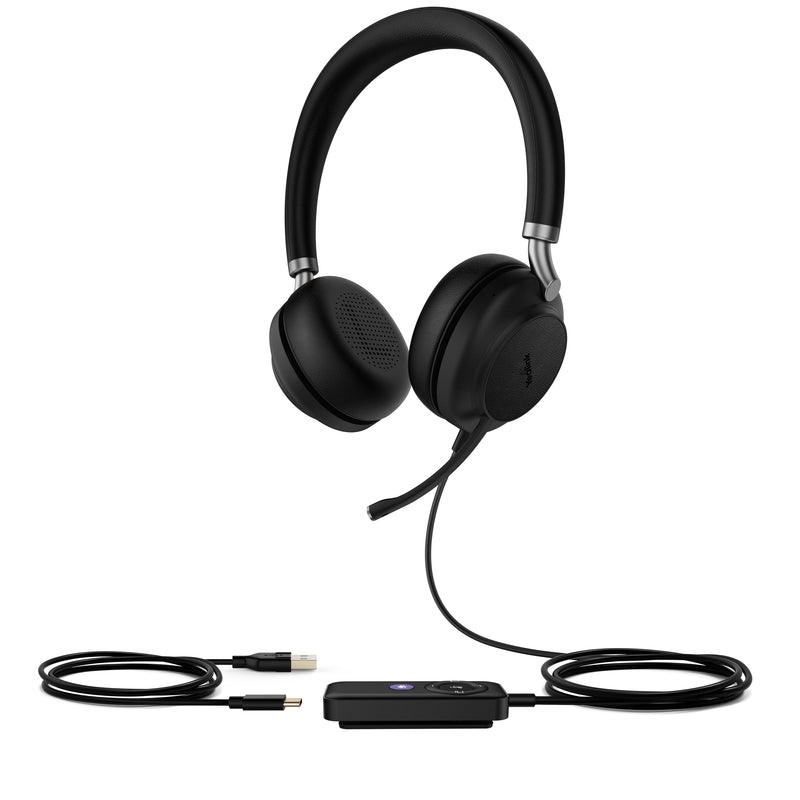 Yealink UH38 Dual Microsoft Teams Certified USB-C Headset - Black (CALL FOR QUOTE)