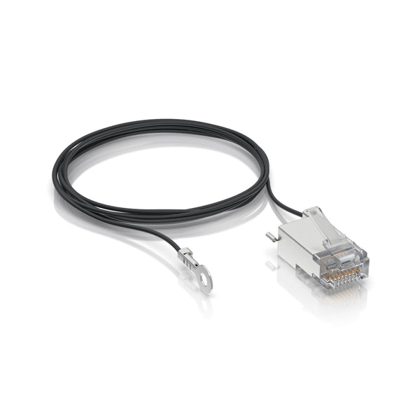 Ubiquiti UISP Surge Protection Connector GND with Integrated 1-meter (3.28-ft) Grounding Wire - 20-pack