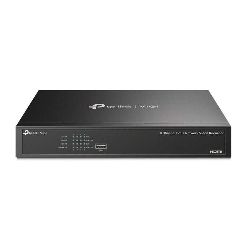 TP-Link VIGI 4MP Full-Color Turret IPC & 8 Channel PoE+ NVR Kit