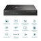 TP-Link VIGI 8-channel PoE+ 1 SATA Interface Network Video Recorder NVR - Black