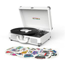 Victrola Journey+ Bluetooth Suitcase Record Player - White