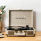 Victrola Journey+ Signature Bluetooth Suitcase Record Player - Linen Beige
