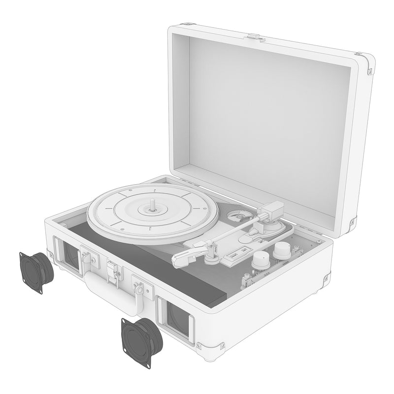 Victrola Journey+ Signature Bluetooth Suitcase Record Player - Linen Purple
