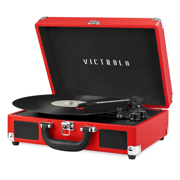 Victrola Journey Bluetooth Suitcase Record Player - Red
