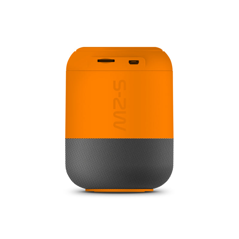 Veho MZ-S Portable Rechargeable 5-watt Wireless Bluetooth Speaker - Orange