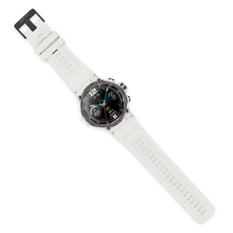 Veho Kuzo F1-S Sports Smartwatch with GPS - White