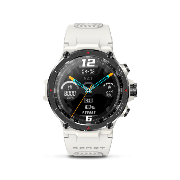 Veho Kuzo F1-S Sports Smartwatch with GPS - White
