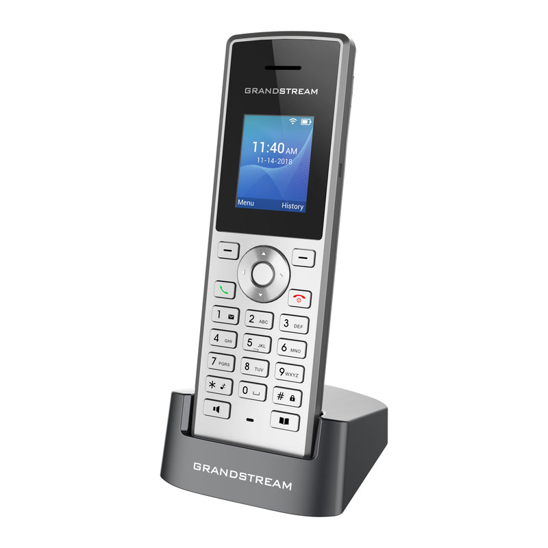 Grandstream WP810 6-hour Talk Cordless Wi-Fi IP Phone - Grey