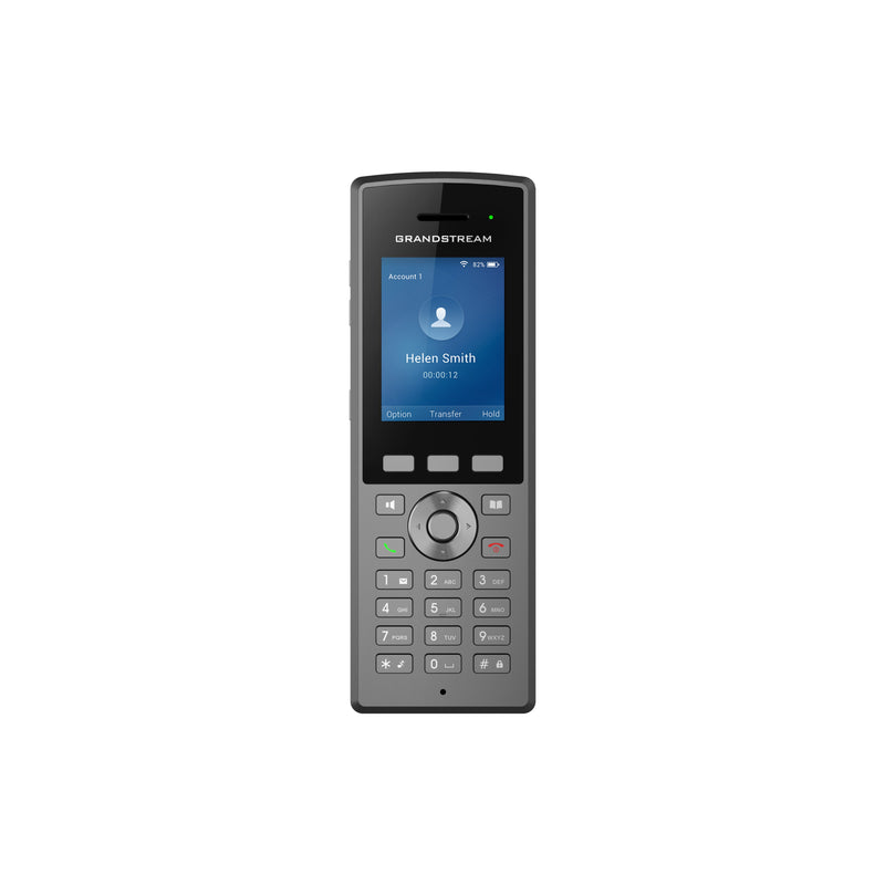 Grandstream GRWP825 8-hour Talk Cordless Wi-Fi IP Phone with Rugged Design - Grey