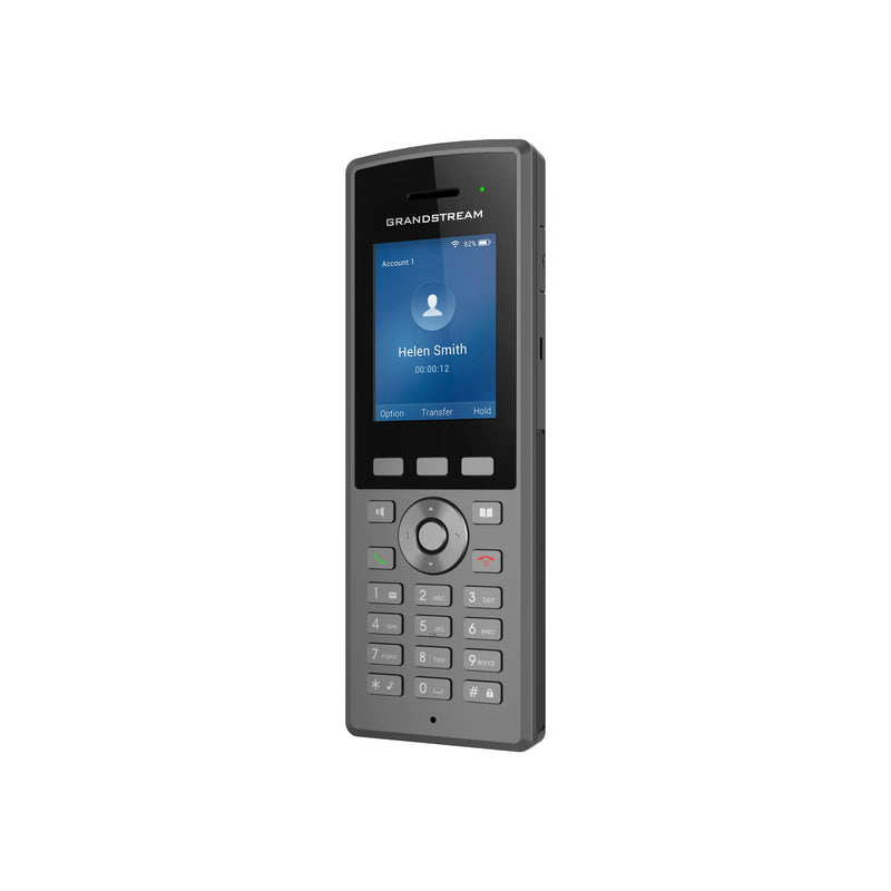 Grandstream GRWP825 8-hour Talk Cordless Wi-Fi IP Phone with Rugged Design - Grey