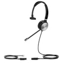 Yealink YHS36 Dual QD to RJ9 Wideband Headset with Leather Ear Cushion - Black (CALL FOR QUOTE)