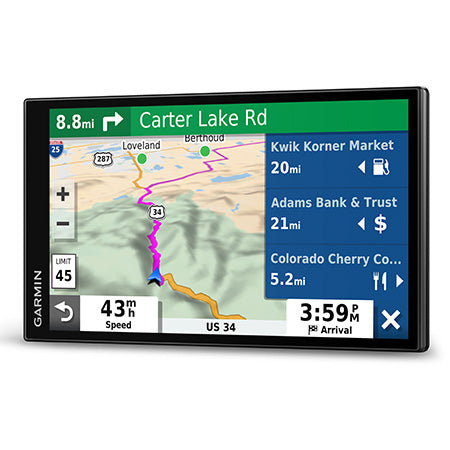 Garmin DriveSmart 65 Voice Command GPS with 6.95-in Display and Traffic Alerts - Black