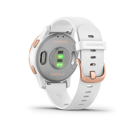 Garmin vivoactive 4S GPS Smartwatch and Fitness Tracker Small/Medium - White/Rose Gold