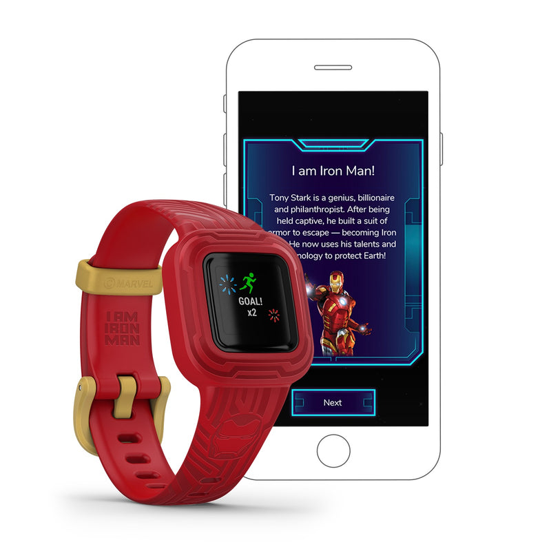 Garmin vivofit Jr. 3 Kids Fitness Tracker - Iron Man