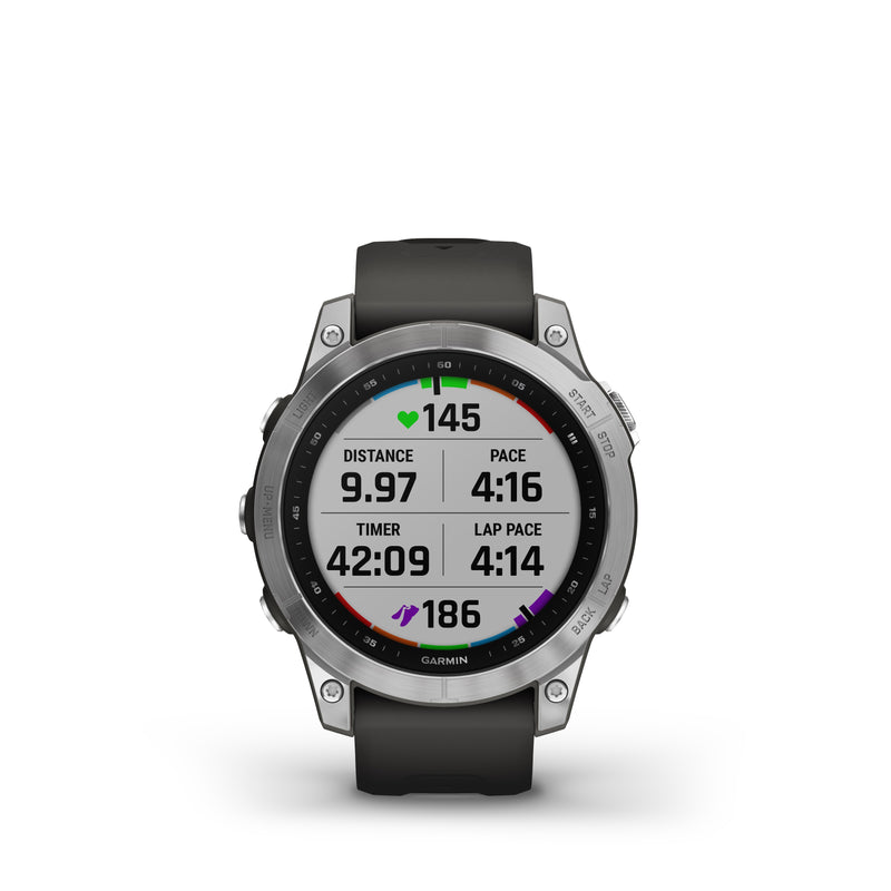 Garmin fenix 7 GPS Smartwatch and Fitness Tracker with Incident Detection - Graphite