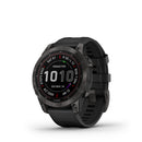 Garmin fenix 7 Sapphire Solar Charging GPS Smartwatch Steel and Fitness Tracker with Incident Detection - Black