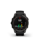 Garmin fenix 7 Sapphire Solar Charging GPS Smartwatch Steel and Fitness Tracker with Incident Detection - Black