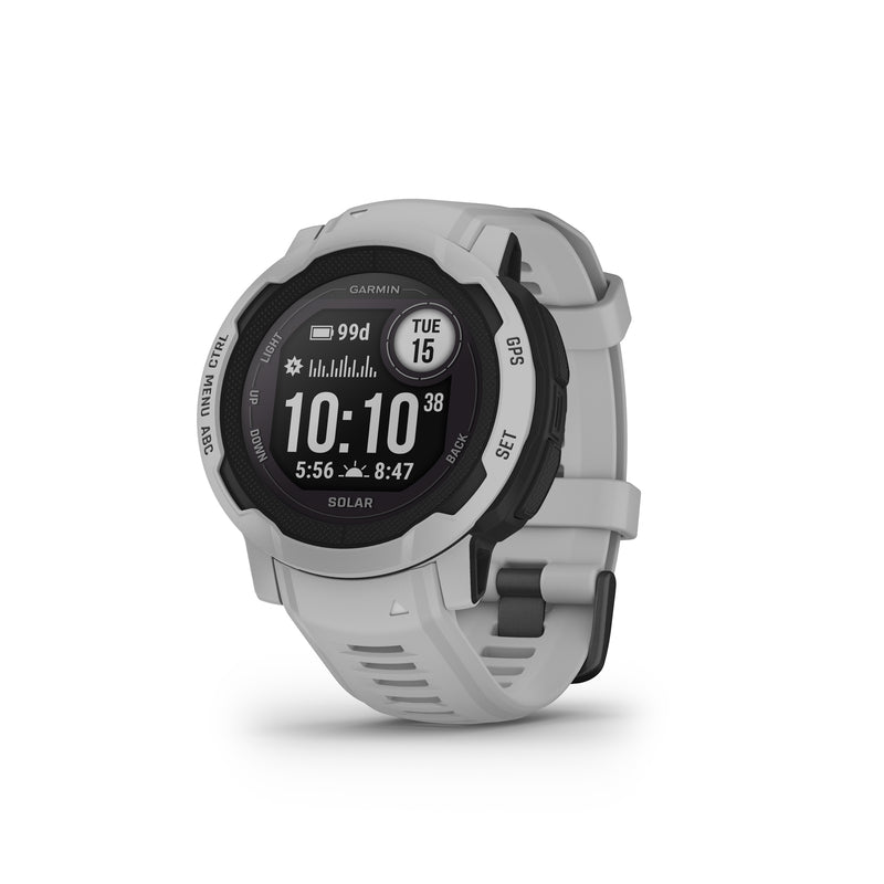 Garmin Instinct 2 Rugged GPS Smartwatch and Fitness Tracker with Solar Charging - Mist Grey