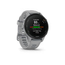 Garmin Forerunner® 255S Running Smartwatch and Fitness Tracker - Powder Grey