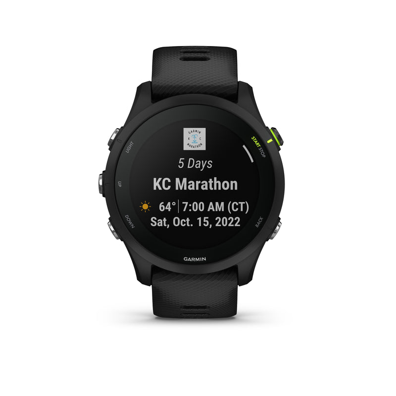 Garmin Forerunner® 255 Music Running Smartwatch and Fitness Tracker - Black
