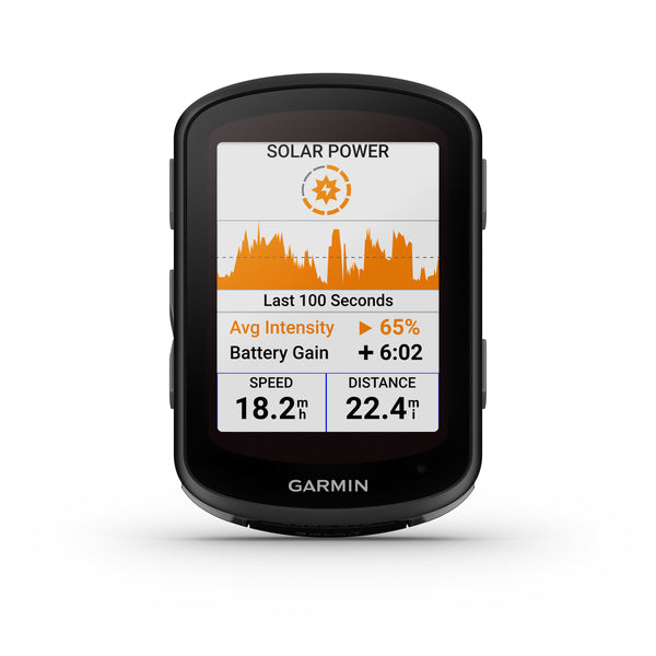Garmin Edge® 540 Solar Performance 16GB GPS Cycling / Bike Computer with Mapping - Device Only - Black