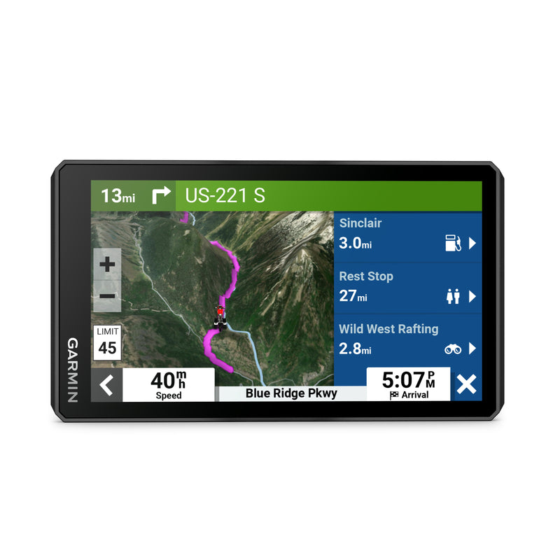 Garmin zūmo XT2 Weather Resistant Bluetooth Motorcycle GPS Navigator with 6-in Glove Friendly Touchscreen Display - Black