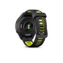 Garmin Forerunner® 265S GPS Smartwatch - Black Bezel and Case with Black/Amp Yellow Silicone Band