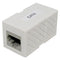 Vertical Cable Cat6 inline Coupler - White