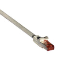 Vertical Cable CAT6A Mold-Injection Snagless Shielded Patch Cable - 0.3-meter (1-ft) - Grey