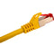 Vertical Cable CAT6A Mold-Injection Snagless Shielded Patch Cable - 0.9-meter (3-ft) - Yellow
