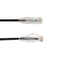 Vertical Cable CAT6A Slim Snagless Patch Cable - 0.15-meter (0.5-ft) - Black