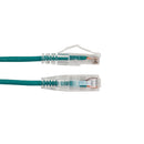 Vertical Cable CAT6A Slim Snagless Patch Cable - 0.3-meter (1-ft) - Green