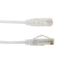 Vertical Cable CAT6A Slim Snagless Patch Cable - 0.15-meter (0.5-ft) - White