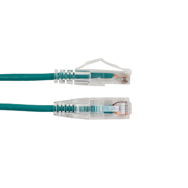 Vertical Cable CAT6A Slim Snagless Patch Cable - 0.9-meter (3-ft) - Green