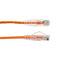 Vertical Cable CAT6A Slim Snagless Patch Cable - 0.9-meter (3-ft) - Orange