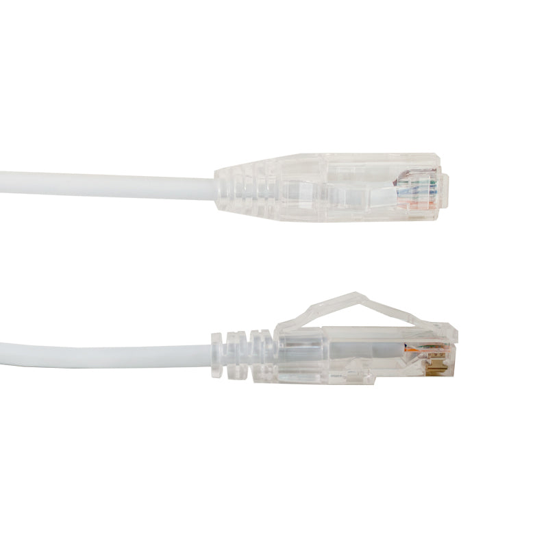 Vertical Cable CAT6A Slim Snagless Patch Cable - 0.9-meter (3-ft) - White