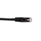 Vertical Cable CAT5E Patch Cable with Boot and Protector - 0.15-meter (0.5-ft) - Black