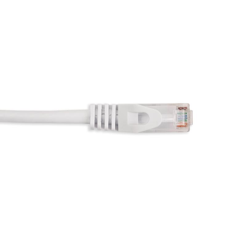 Vertical Cable CAT5E Patch Cable with Boot and Protector - 0.15-meter (0.5-ft) - White