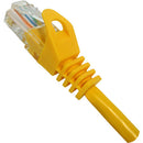 Vertical Cable Cat5e Patch Cable with Boot and Protector - 0.3-meter (1-ft) - Yellow