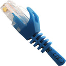 Vertical Cable Cat5e Ethernet Patch Cable with Boot and Protector -30-meter (100-ft) -  Blue