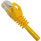 Vertical Cable Cat6 Patch Cable with Boot and Protector - 0.3-meter (1-ft) - Yellow