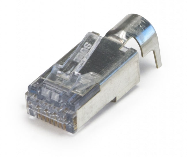 Platinum Tools ezEX44 Shielded Cat6 Connector with External Ground - 100-pack
