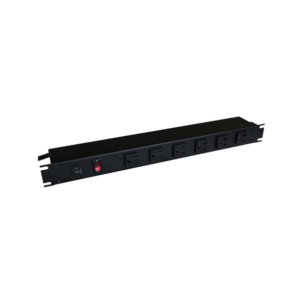 Hammond Manufacturing 15-amp Horizontal Rackmount 8 Outlet Strip with 15-ft Cord