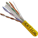Vertical Cable CAT6 Solid UTP FT4 - 304.8-meter (1000-ft) Pull Box - Yellow