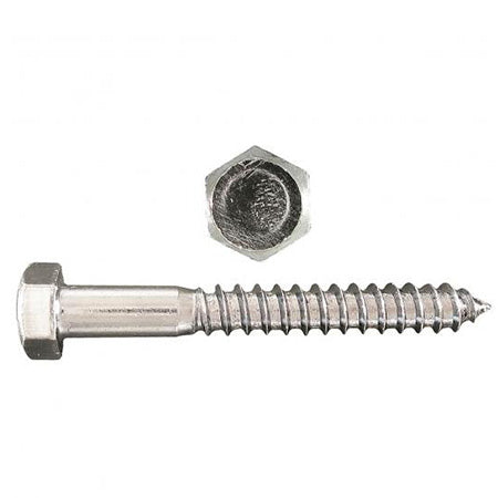 FitsFast 5/16-in x 2-in Hex Lag Bolts - 100-pack